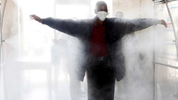 Israeli stadium deploys disinfectant tunnel in push for safer public gatherings during coronavirus pandemic