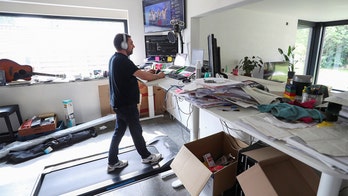 Belgian man in coronavirus lockdown says he uses treadmill desk to walk almost 1,000 miles