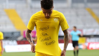Young players call for 'Justice for George Floyd' in Germany