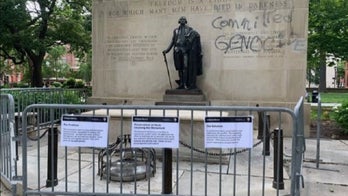 Philadelphia's Tomb of the Unknown Soldier statue defaced with graffiti: 'Committed GENOCIDE'