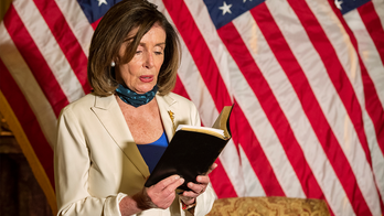 Nancy Pelosi wields Bible, quotes Bush, Obama in response to Trump