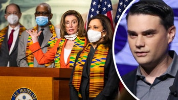 Ben Shapiro slams Pelosi for donning kente cloth in Floyd demonstration: 'What in the world are you doing?'