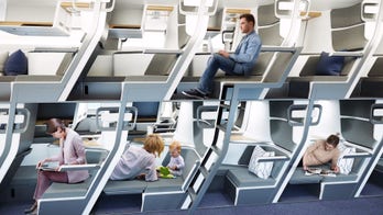 Concept for double-decker airline seating would allow passengers to sleep while social-distancing, startup claims
