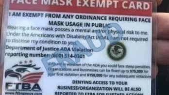DOJ warns of fake flyers, documents about face mask requirements