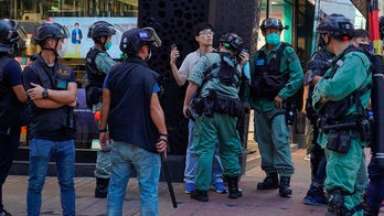 Hong Kong police arrest dozens of protesters amid China's review of national security bill