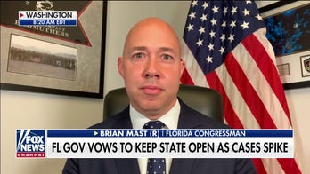 Rep. Brian Mast supports Gov. DeSantis' decision to keep Florida open despite COVID-19 spike