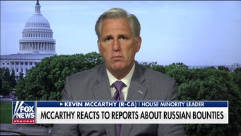 Kevin McCarthy calls out Schumer for 'playing politics with American lives' over Russia bounty reports