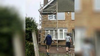 New homeowners discover massive beehive hidden inside bricked-up chimney