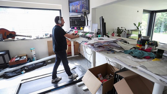 Belgian man in coronavirus lockdown says he uses treadmill desk to walk almost 1,000 miles