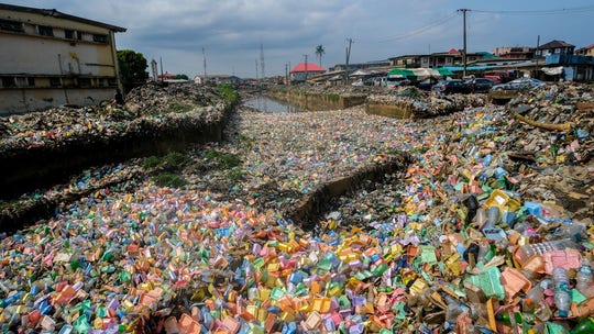 Heavy rain leads to garbage-filled neighborhood in Nigeria, Lagos officials vow crackdown