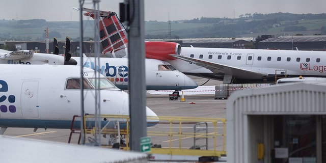 In a statement obtained by the BBC, a spokesperson for Loganair confirmed that no one was injured during the incident.