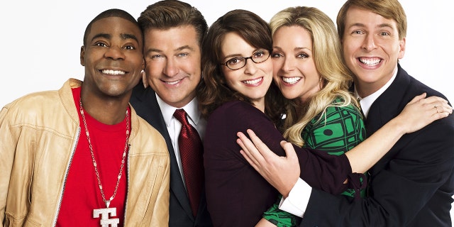 "30 Rock" starred Tracy Morgan, Alec Baldwin, Tina Fey, Jane Krakowski, Jack McBrayer. (Mary Ellen Mathew/NBCU Photo Bank