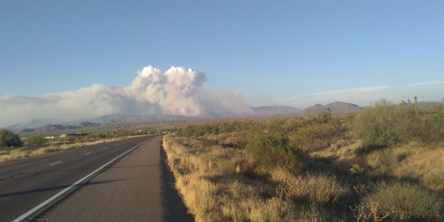 Evacuations have been ordered northeast of Phoenix as the Bush Fire grew to over 64,000 acres on Tuesday.
