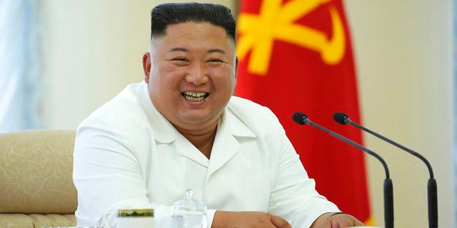 In this photo provided by the North Korean government, North Korean leader Kim Jong Un attends a meeting of the Politburo of the Central Committee of the Workers' Party of Korea in North Korea Sunday, June 7, 2020.