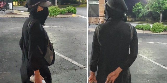 The suspect in an arson attack on a Wendy's restaurant in Atlanta.