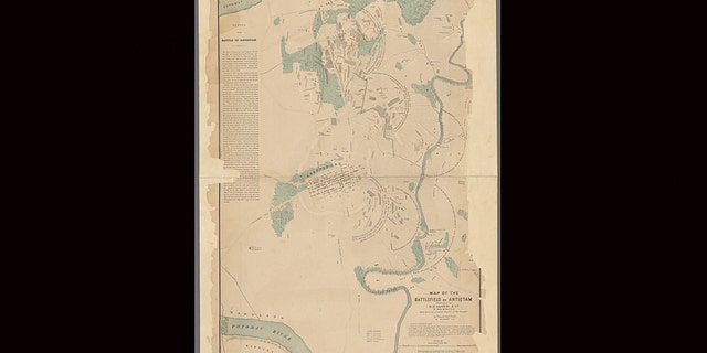 The map is believed to be from autumn 1864.