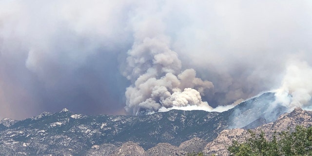 The Bighorn Fire burning in the Coronado National Forest near Tucson has grown to some 23,892 acres and was at 40 percent containment as of Thursday.