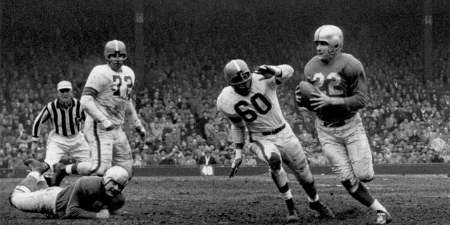 Bobby Layne led the Lions to three NFL titles. (Photo by George Gelatly/Getty Images)
