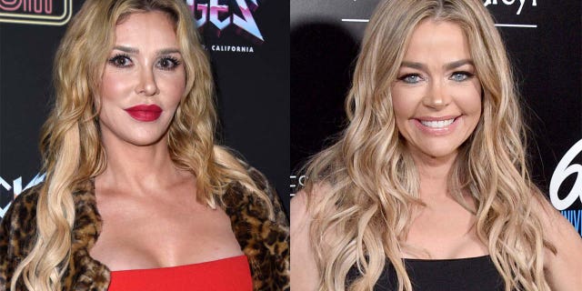 Brandi Glanville (L) alleged she and Denise Richards (R) had an affair. Richards denies it.