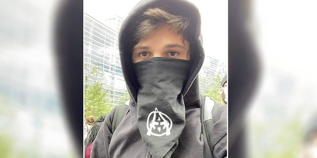 Brian Jordan Bartels, 20, of Shaler, Penn., faces charges of institutional vandalism, rioting, and reckless endangerment of another person, according to Pittsburgh police.