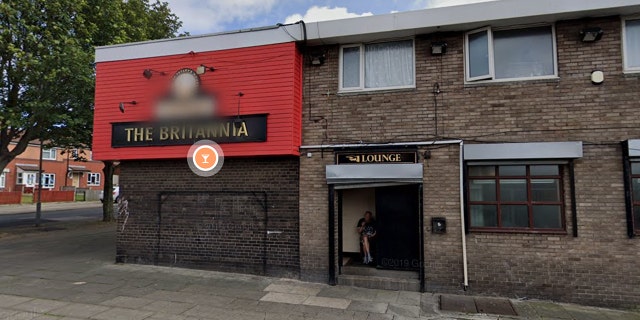 The Britannia Hotel pub in the Vauxhall area of Liverpool, England.