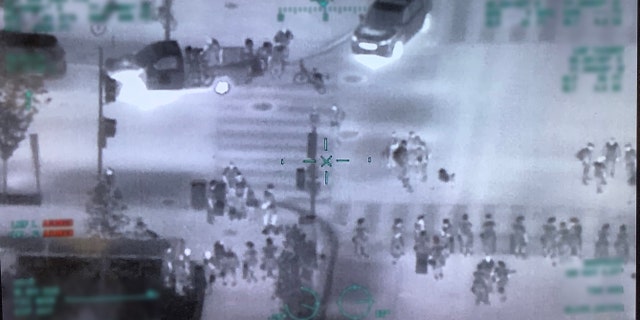 The aerial image was tweeted by Customs and Border Protection Acting Commissioner Mark Morgan.