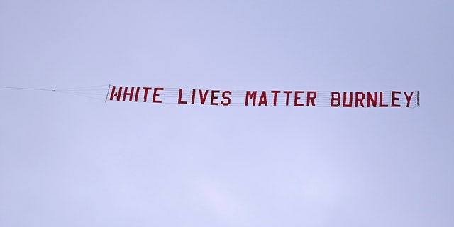United Kingdom police investigating 'White Lives Matter' banner over stadium