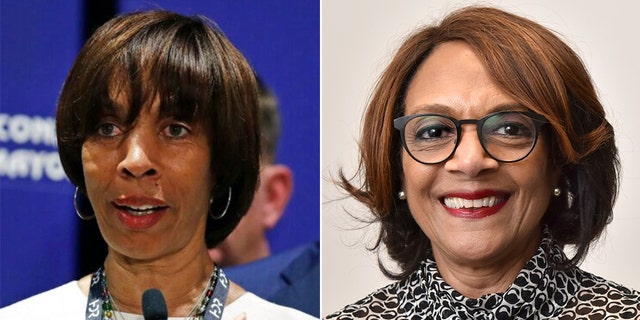 The Baltimore mayoral seat that was vacated when Catherine Pugh, left, resigned over a corruption scandal now appears likely to be filled by Sheila Dixon, right, a former mayor who has a past conviction of her own.