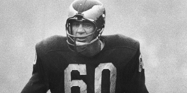 Chuck Bednarik is one of the best players in franchise history. (Photo by Robert Riger/Getty Images)