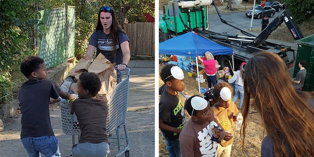 Presler had 200 volunteers clean up 12 tons of trash over 12 hours in West Baltimore.