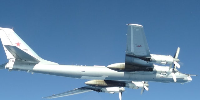 NORAD F-22 Raptors, supported by KC-135 Stratotankers and an E-3 Airborne Warning and Control System, successfully completed two intercepts of Russian bomber aircraft formations entering the Alaskan Air Defense Identification Zone.