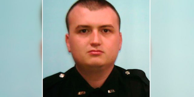 This undated photo provided by the Atlanta Police Department shows Officer Devin Brosnan. Brosnan, who prosecutors say stood on Rayshard Brooks shoulder as he struggled for life after a confrontation, was charged Wednesday, June 17, 2020, with aggravated assault.