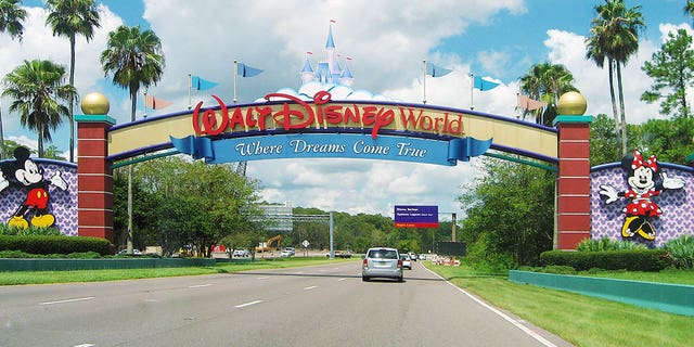 An entrance of Walt Disney World Resort in Lake Buena Vista, Florida on August 19, 2015 (iStock)