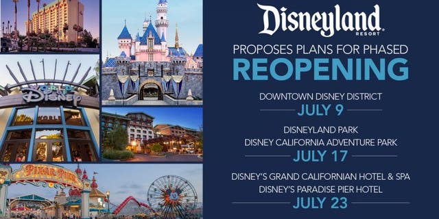 Disneyland Resort first outlined its official plans for phased reopening on Wednesday.