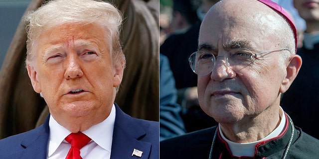 Archbishop Carlo Maria Vigano of Rome, the former Apostolic Nuncio to the United States, threw his support behind President Trump in the "eternal" fight between good and evil in an open letter, Sunday, June 7, 2020.