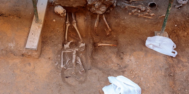 20 skeletons have been discovered at the Valladolid excavation site. (Pacos Heras)