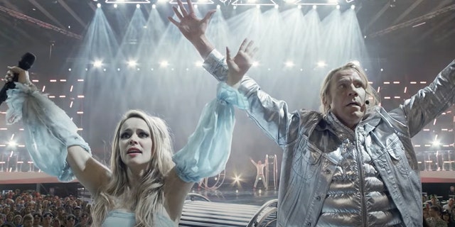 Rachel McAdams (left) and Will Ferrell in 'Eurovision Song Contest: The Story of Fire Saga.'