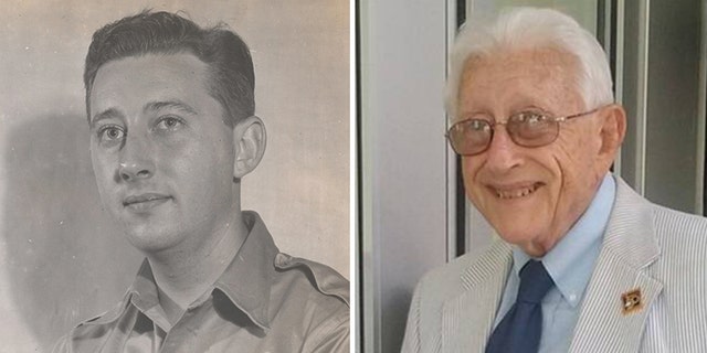 Associated Press photographer and reporter Gene Herrick in 1950 and in 2019.