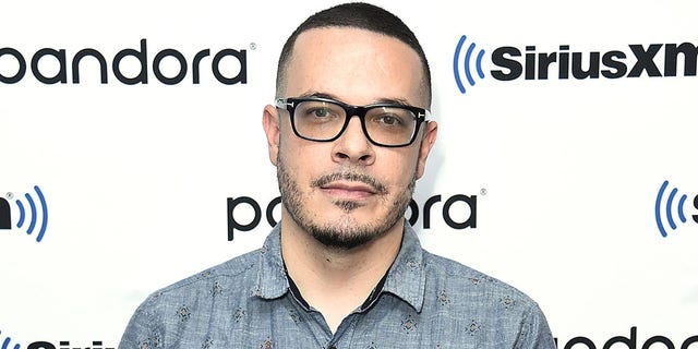 NEW YORK, NEW YORK - SEPTEMBER 04: (EXCLUSIVE COVERAGE) Shaun King visits SiriusXM Studios on September 04, 2019 in New York City. (Photo by Steven Ferdman/Getty Images)