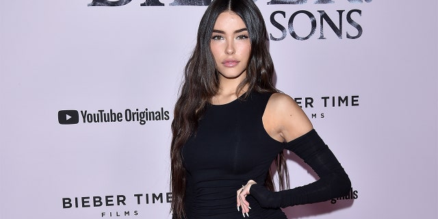 Madison Beer attends the Premiere of YouTube Original's 'Justin Bieber: Seasons' at Regency Bruin Theatre on January 27, 2020 in Los Angeles, Calif.