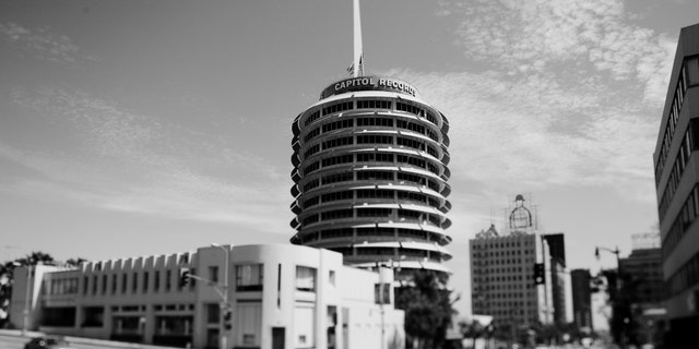 Capitol Records building in Hollywood, Calif.
