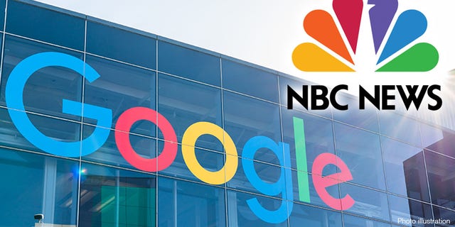 Google took action against conservative sites after reportedly receiving information from NBC News. (Alex Tai/SOPA Images/LightRocket via Getty Images, Montage)