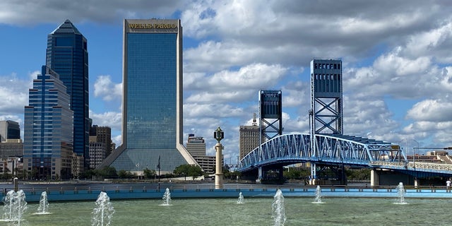 A look at the Jacksonville skyline off the shores of the St. Johns River (Robert Sherman, Fox News)