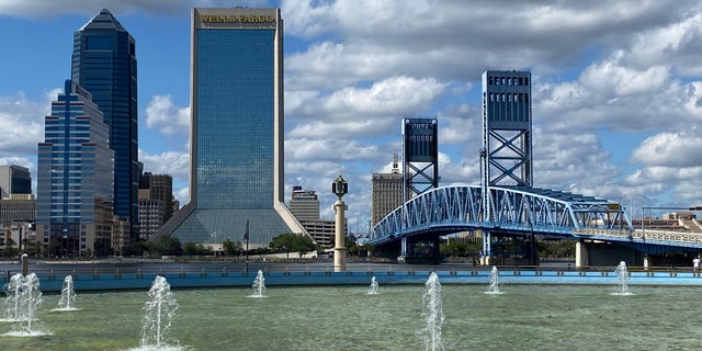 A look at the Jacksonville skyline off the shores of the St. Johns River (Robert Sherman, Fox News)