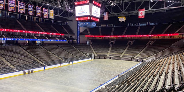 election 2020 Donald Trump President Trump Conservative News RNC VyStar Veteran's Memorial Arena in Jacksonville, Fla. will host thousands at this year's Republican National Convention (Robert Sherman, Fox News).