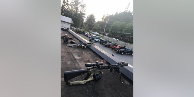 Melissa Denny, owner of Pistol Annies gun store in Bonney Lake, WA said she received "tremendous" support from her community in safeguarding her store over the past 12 days.