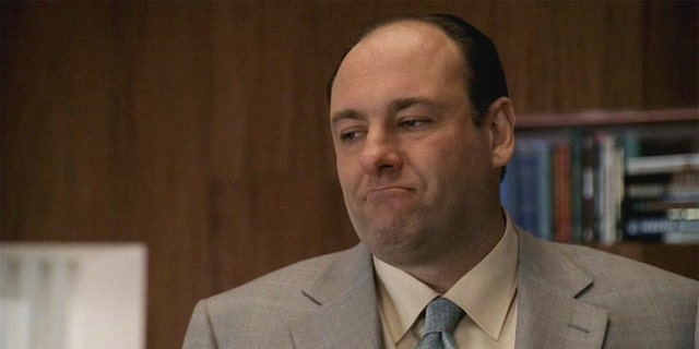 James Gandolfini as Tony Soprano in "The Sopranos."