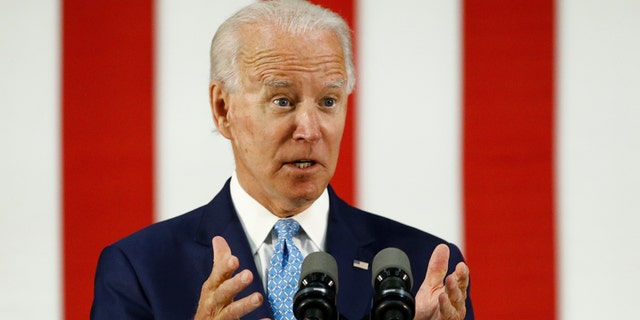 Democratic presidential candidate, former Vice President Joe Biden, speaks Tuesday, June 30, 2020, in Wilmington, Del. Biden, through his campaign, has proposed over $8 trillion in new spending. (AP Photo/Patrick Semansky)