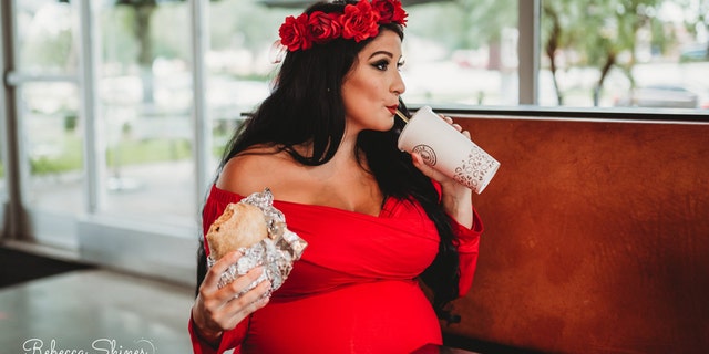 The expecting mom has been suffering from hyperemesis gravidarum, but Chipotle was the one food that did not upset her stomach.