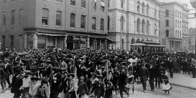 Emancipation Day celebration in Richmond, Virginia in 1905